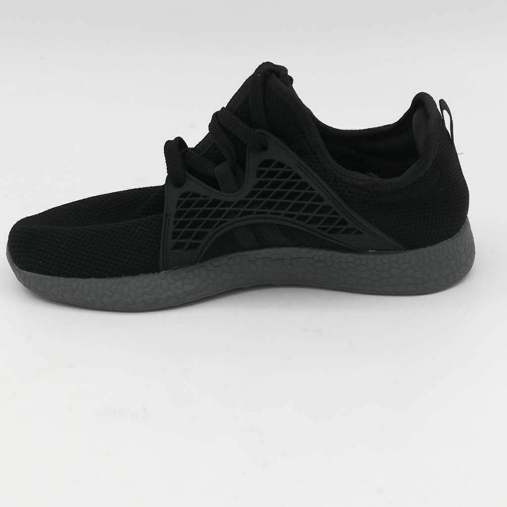 INZCOU Lightweight Running/Tennis Shoes Non Slip Gym Workout Shoes Black/Grey